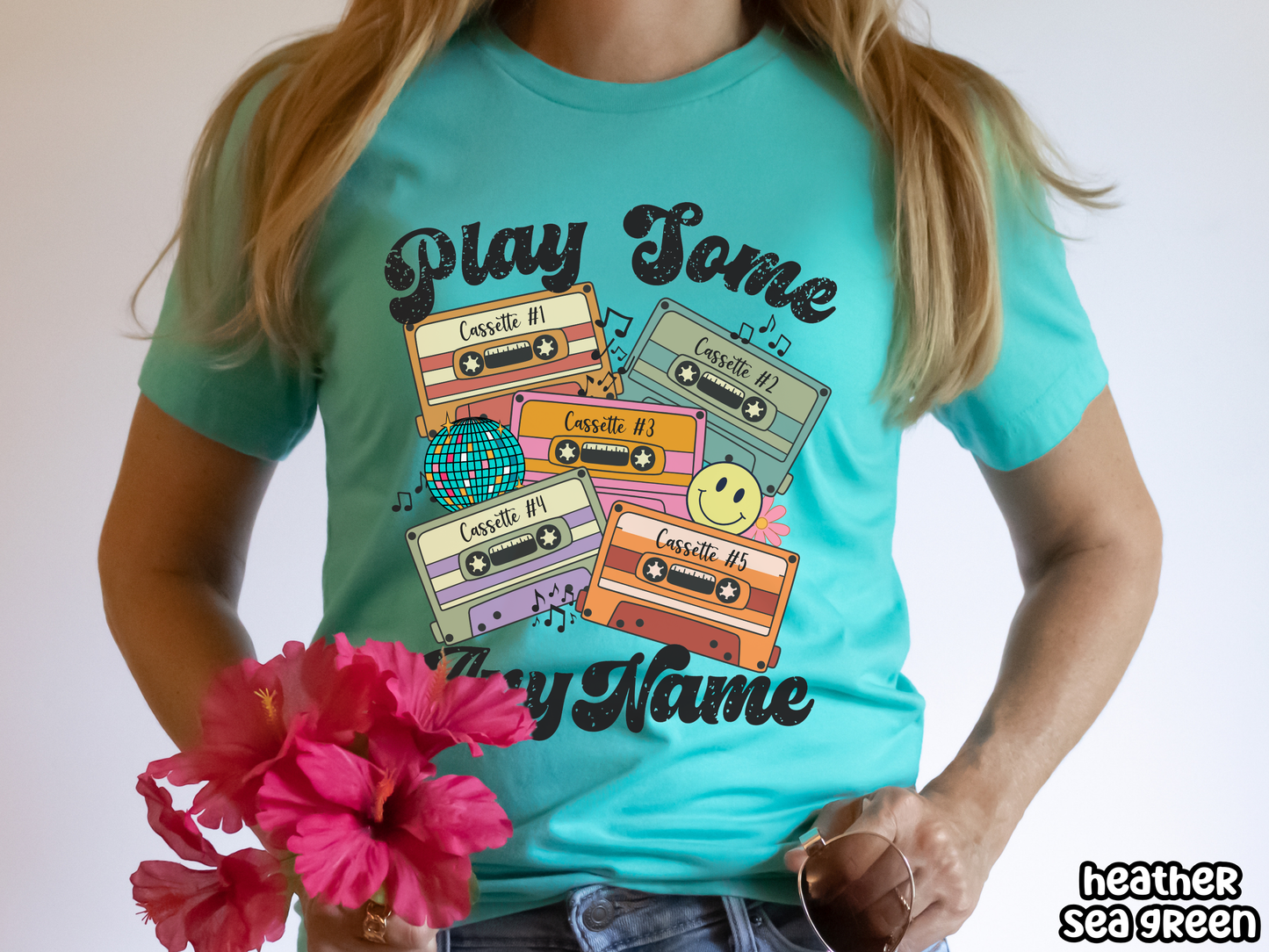 'Any Artist' Play Some Pop Retro Cassette Tape Fully Custom Music Shirt