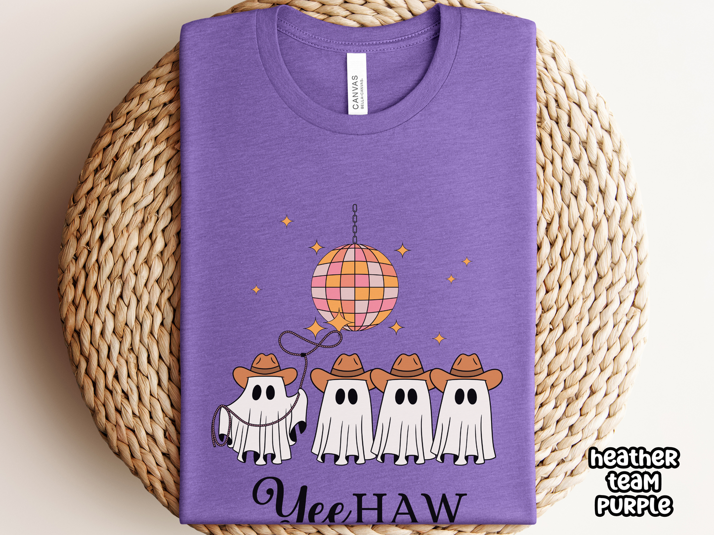 Western Disco Ghost Retro Halloween Shirt