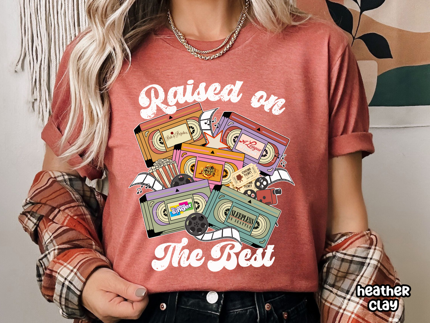 The Best Movies Raised on Best Films VHS Tape Custom Movie Tee