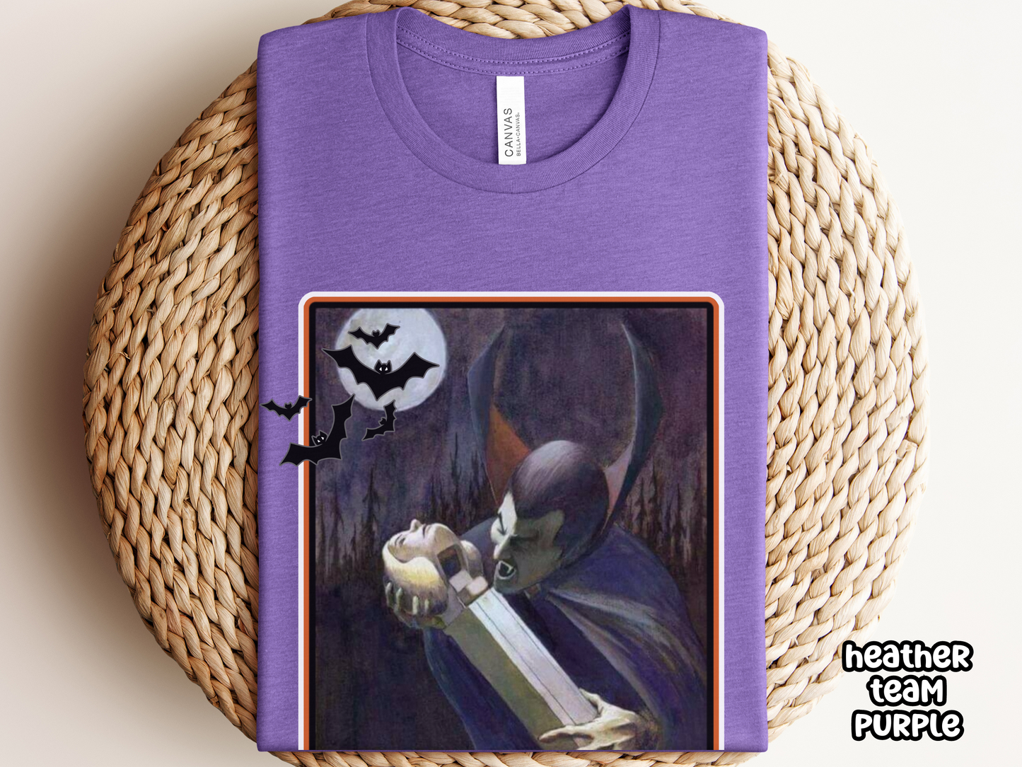 Spooky Vampire Pez Spoof Vintage Style Halloween Tee