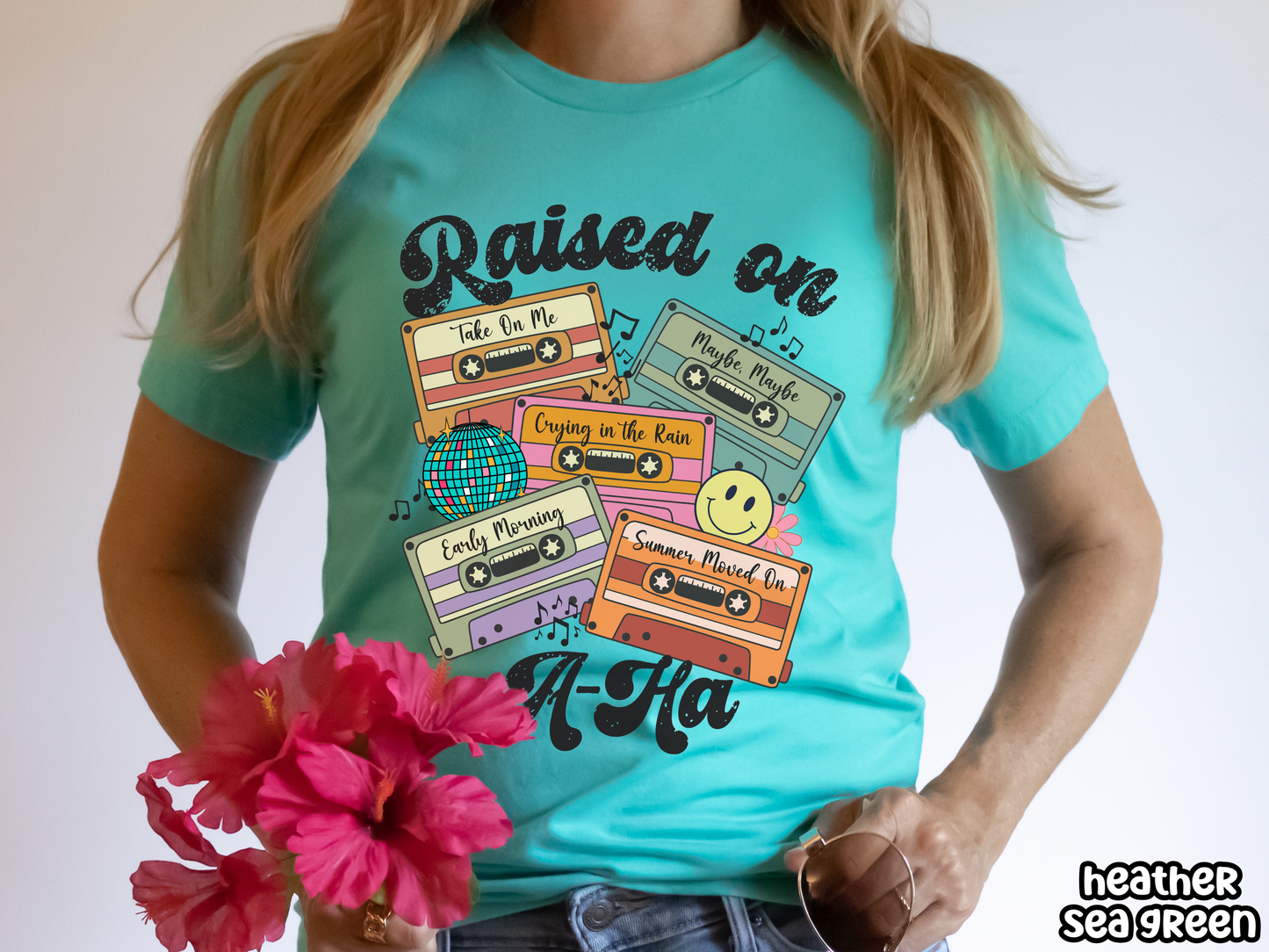 A-Ha Raised on Pop Retro Cassette Tape Fully Custom Music Shirt