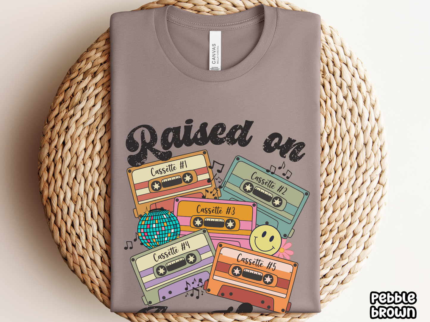 'Any Artist' Raised on Pop Retro Cassette Tape Fully Custom Music Shirt