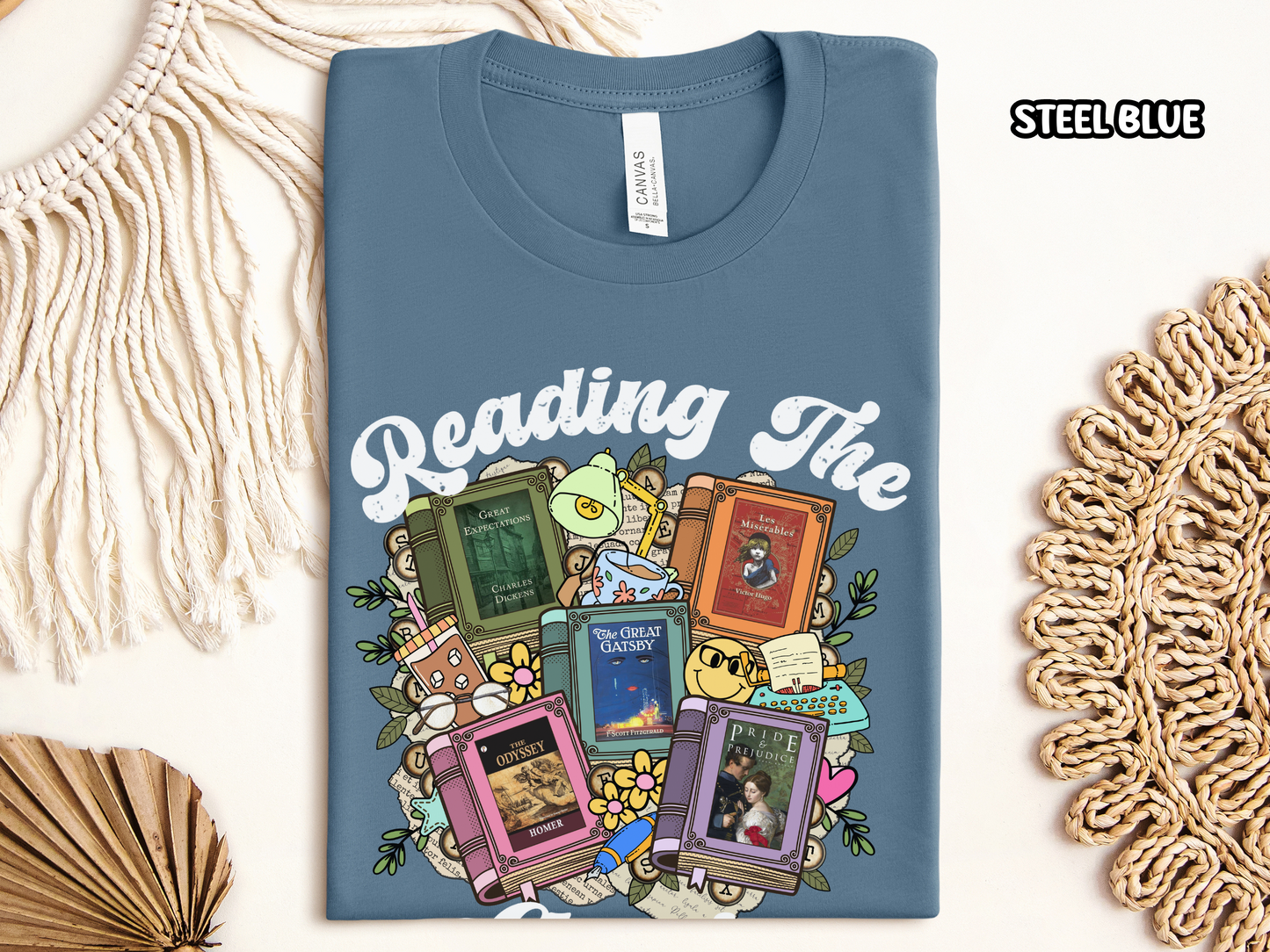 Reading The Classics Custom Book Cover Bookish Shirt