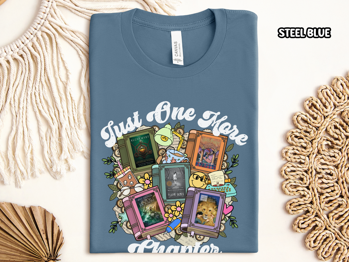 Just One More Chapter Custom Book Cover Bookish Shirt