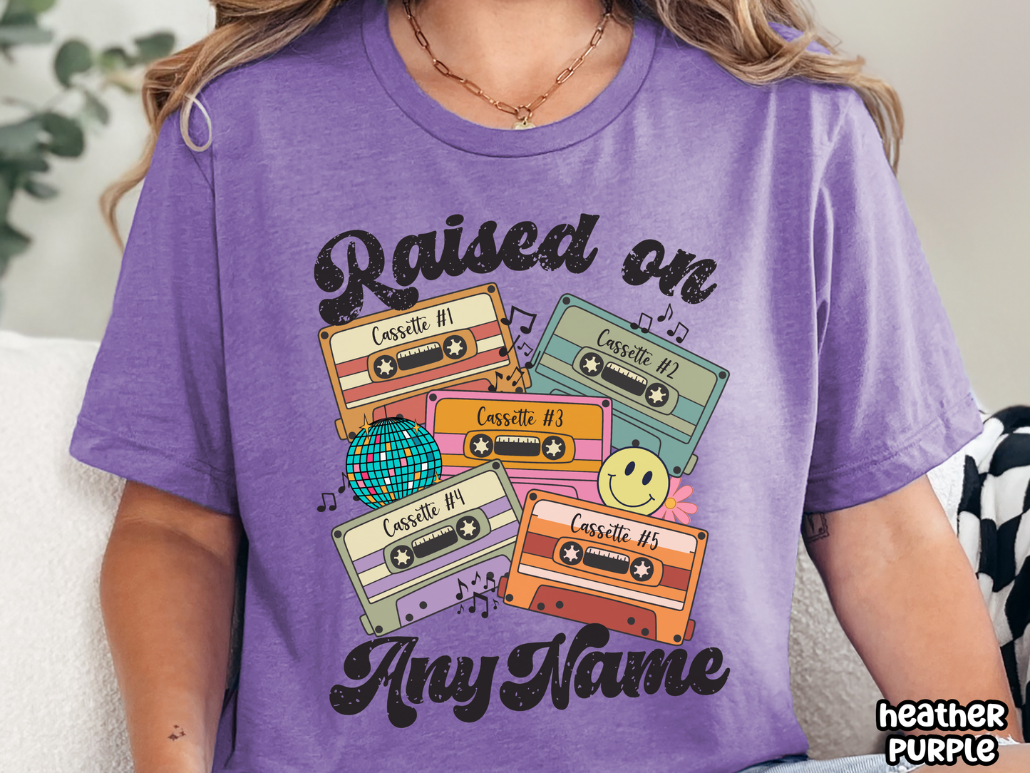 'Any Artist' Raised on Pop Retro Cassette Tape Fully Custom Music Shirt