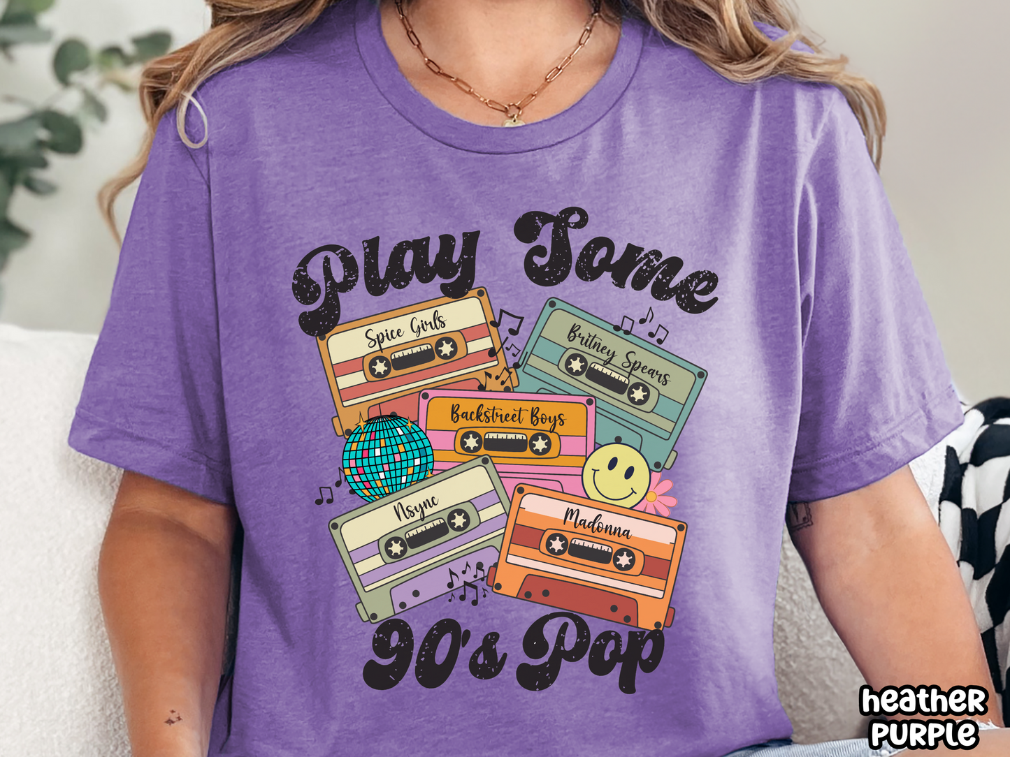 90's Pop Play Some Pop Retro Cassette Tape Fully Custom Music Shirt