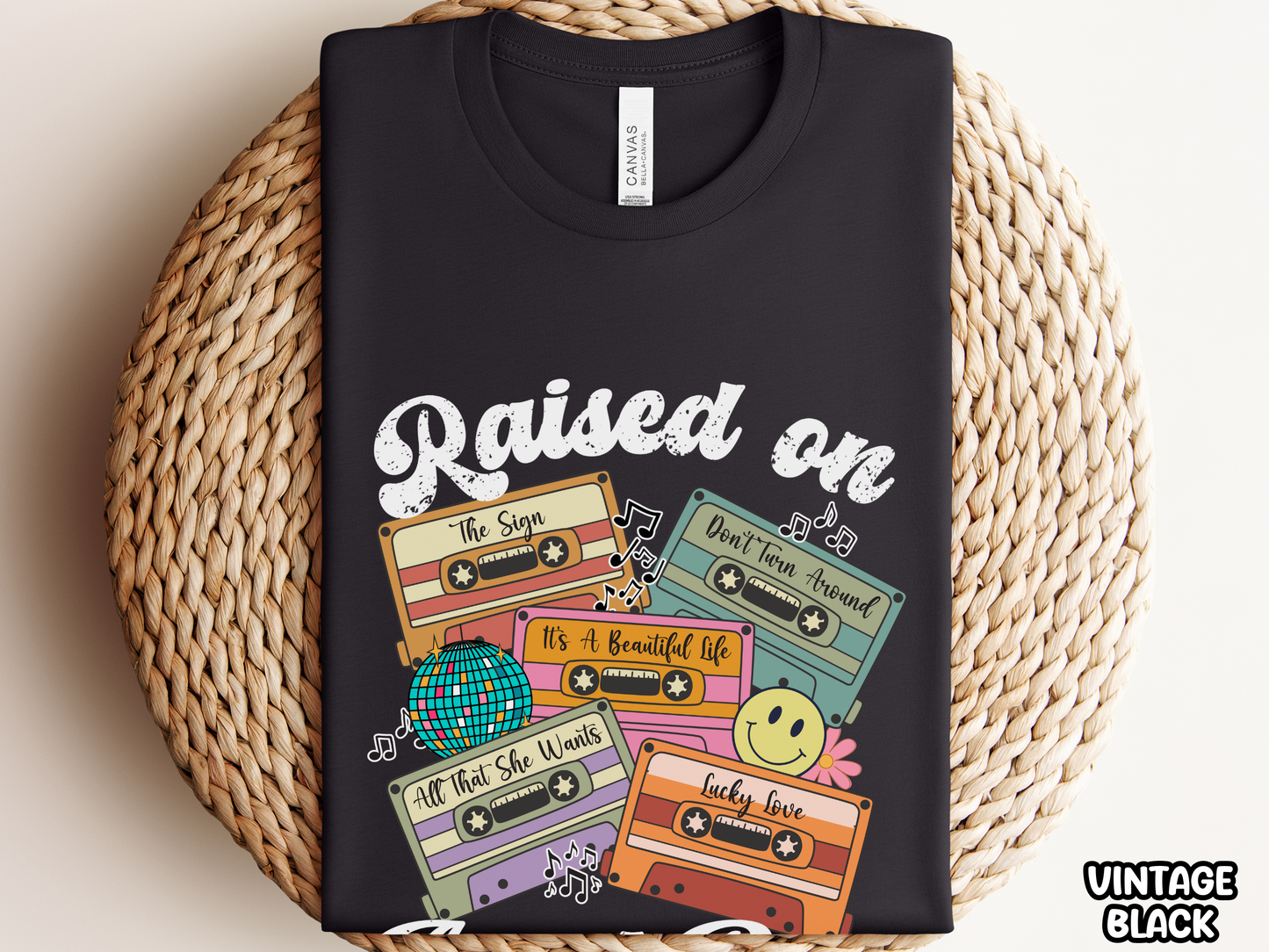 Ace of Base Raised on Pop Retro Cassette Tape Fully Custom Music Shirt