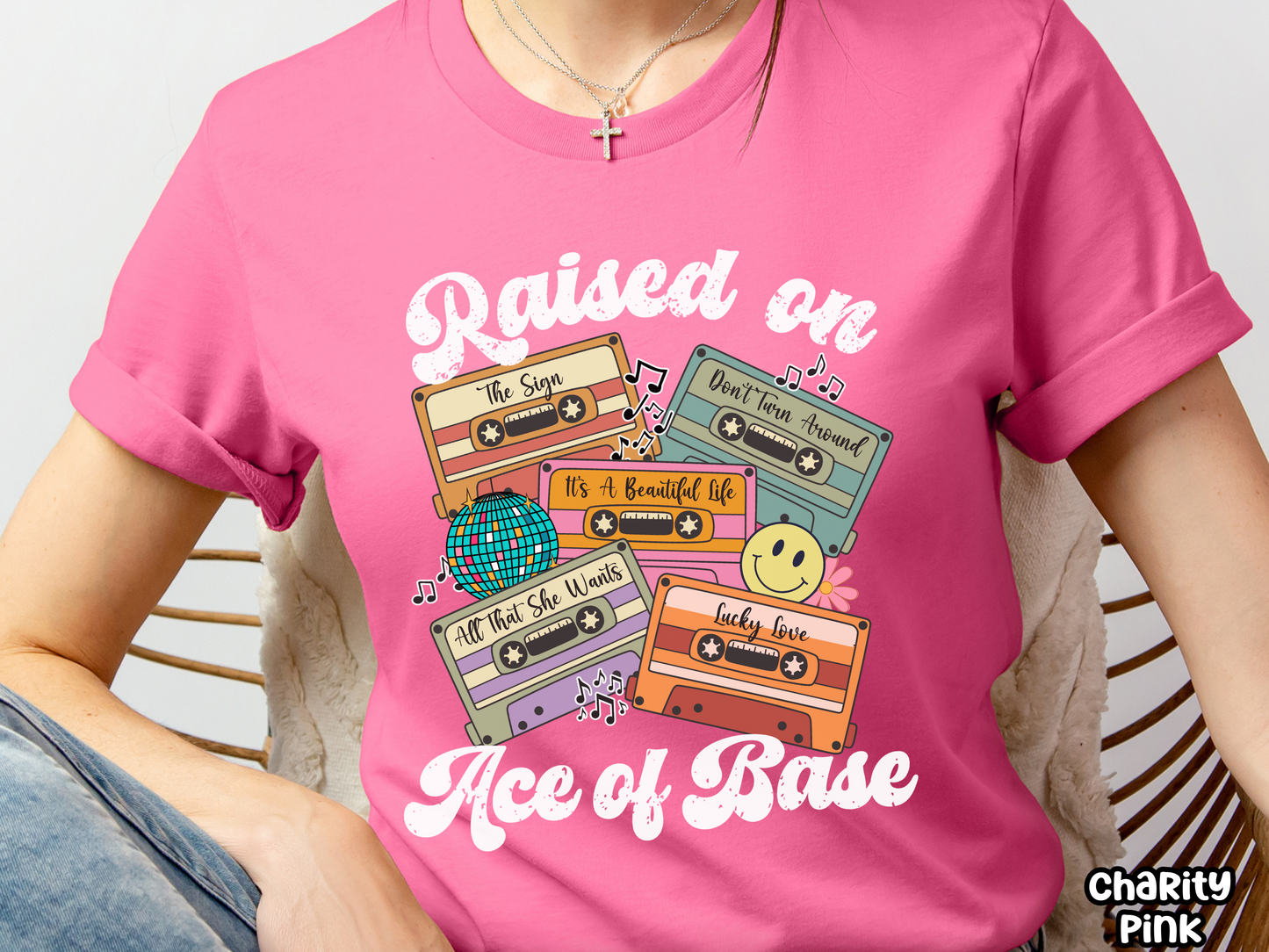 Ace of Base Raised on Pop Retro Cassette Tape Fully Custom Music Shirt