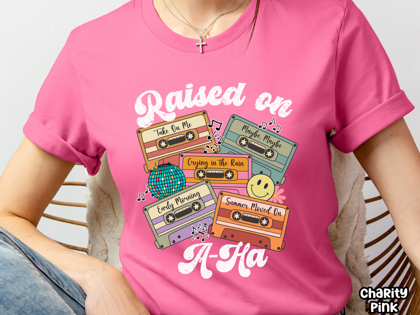 A-Ha Raised on Pop Retro Cassette Tape Fully Custom Music Shirt