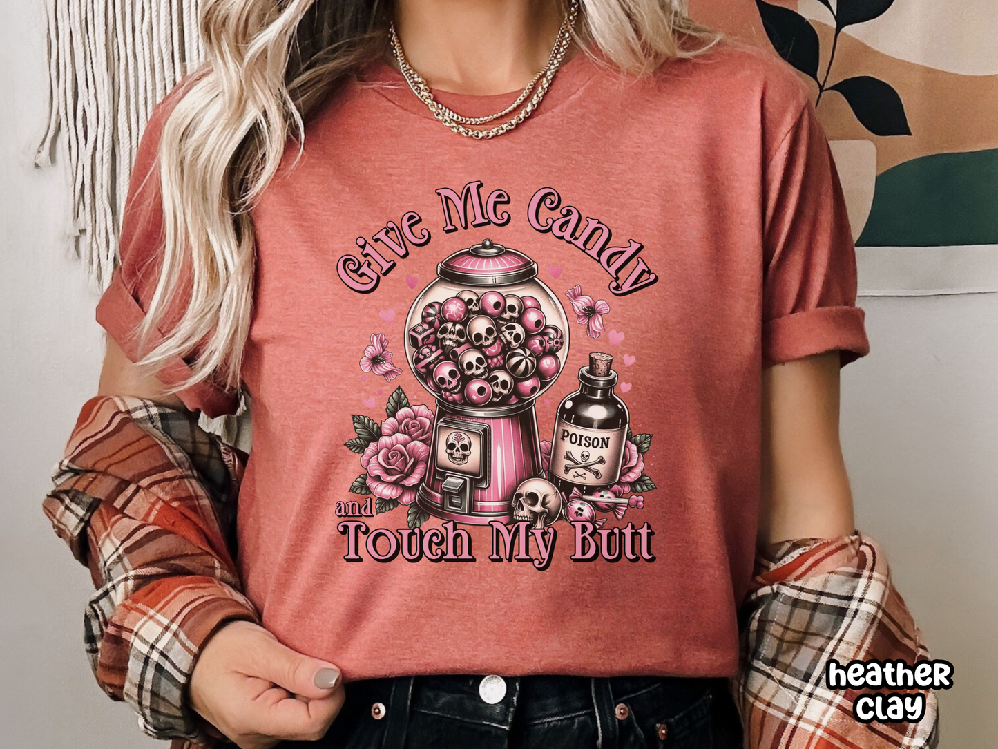 Girly Bubblegum Machine Halloween Candy Shirt