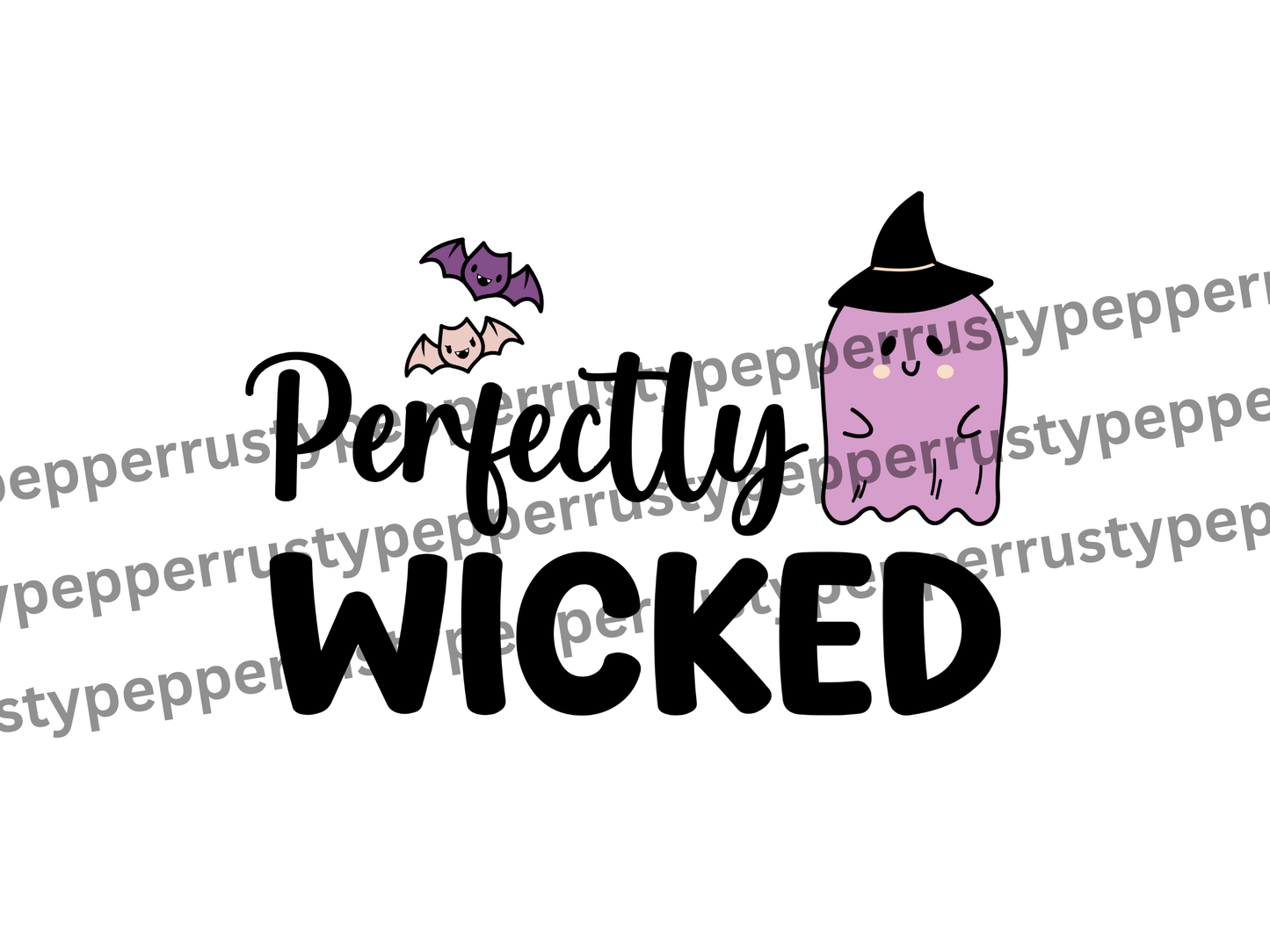 Perfectly Wicked Purple Ghost PNG File