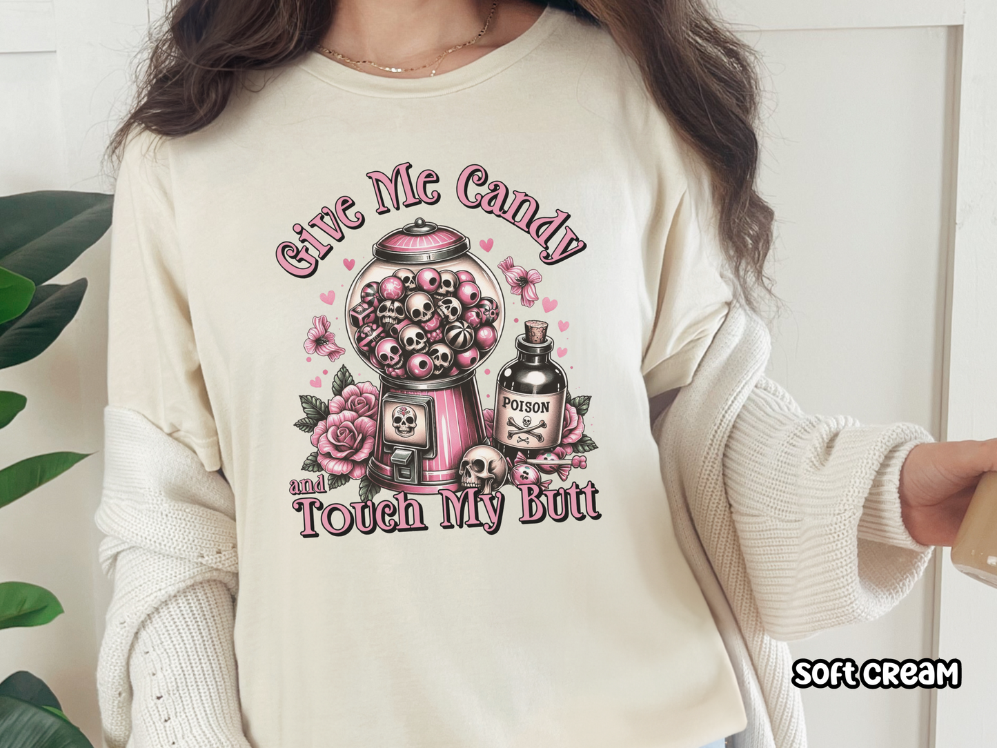 Girly Bubblegum Machine Halloween Candy Shirt