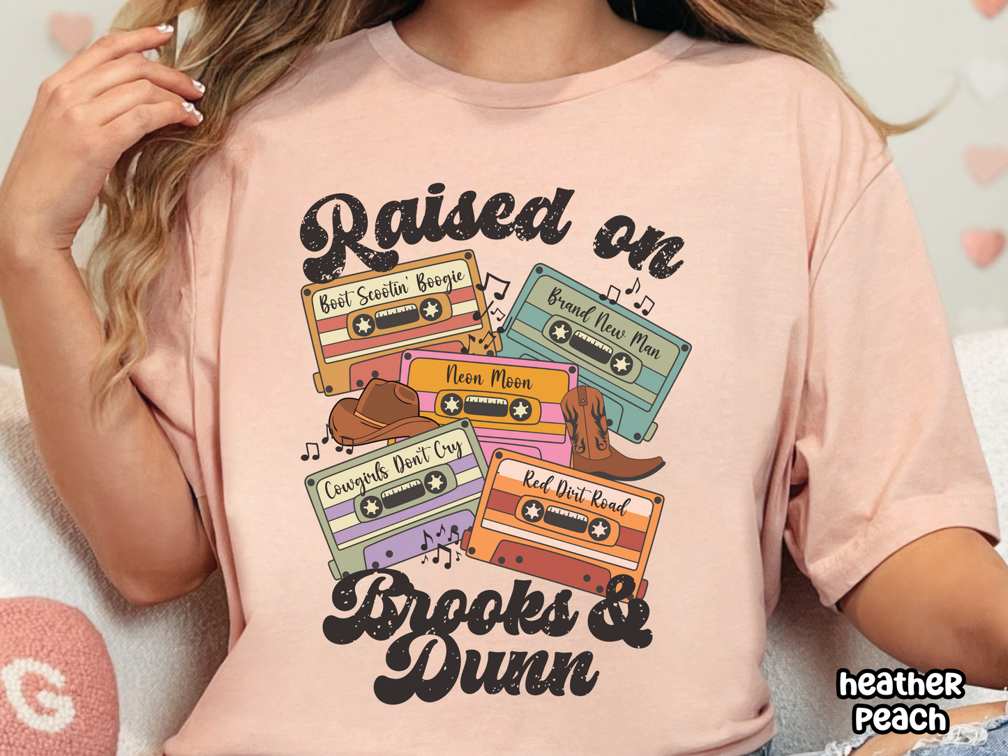 Raised On BrooksDunn Retro Cassette Tape Custom Music Shirt