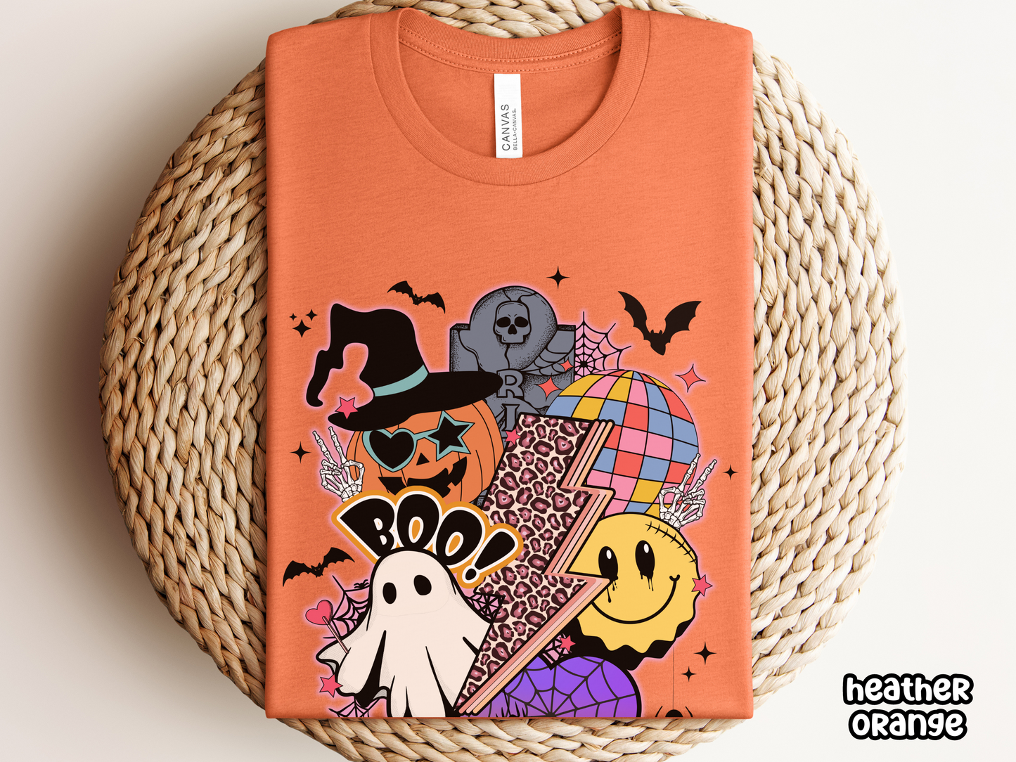 Neon Retro Disco Pastel Halloween Shirt