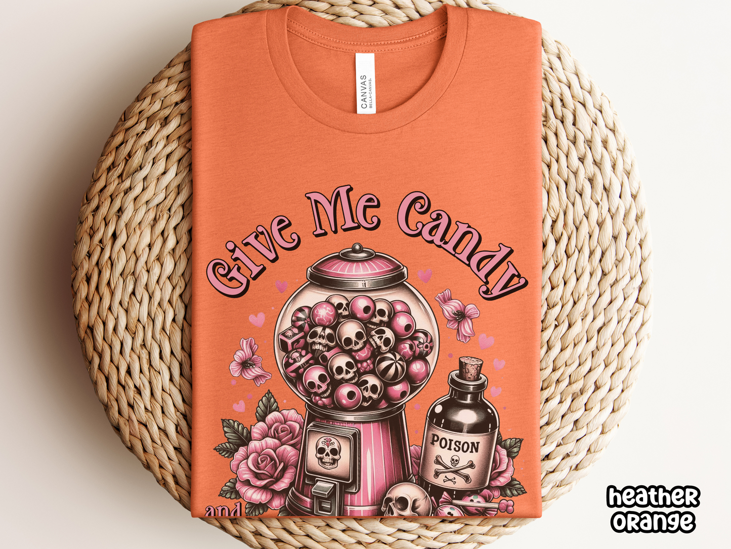 Girly Bubblegum Machine Halloween Candy Shirt