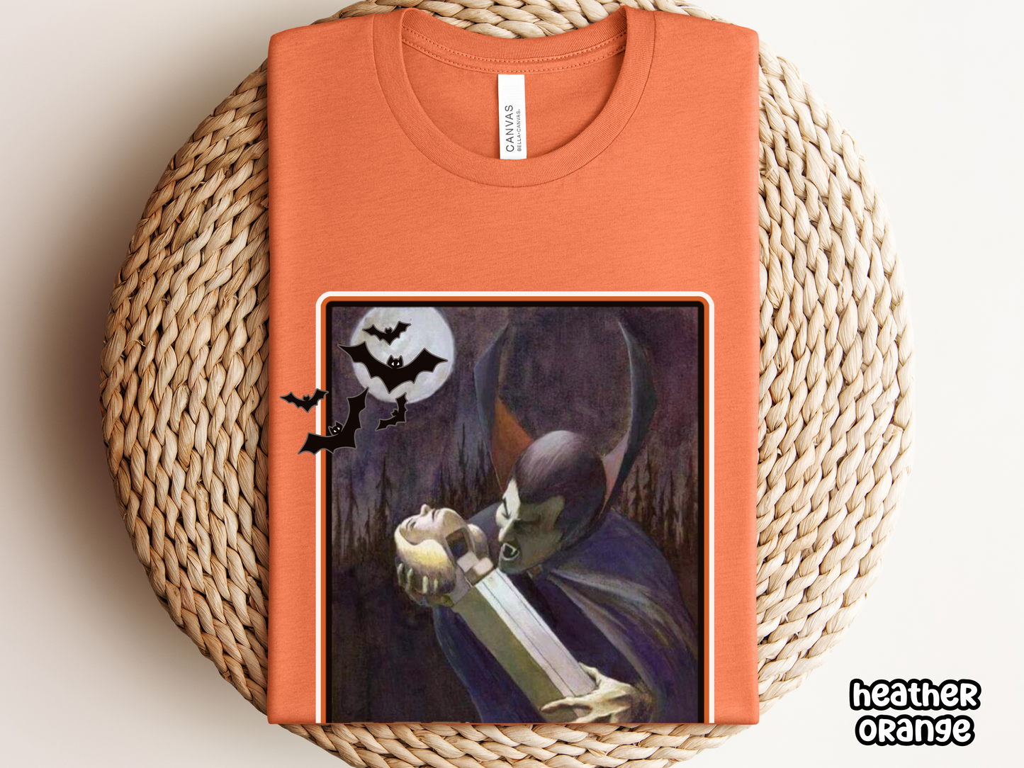 Spooky Vampire Pez Spoof Vintage Style Halloween Tee