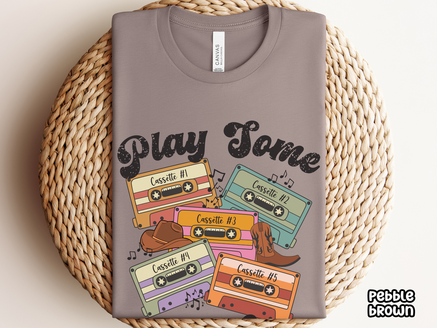 Play Some 'Any Artist' Retro Cassette Tape Fully Custom Music Shirt