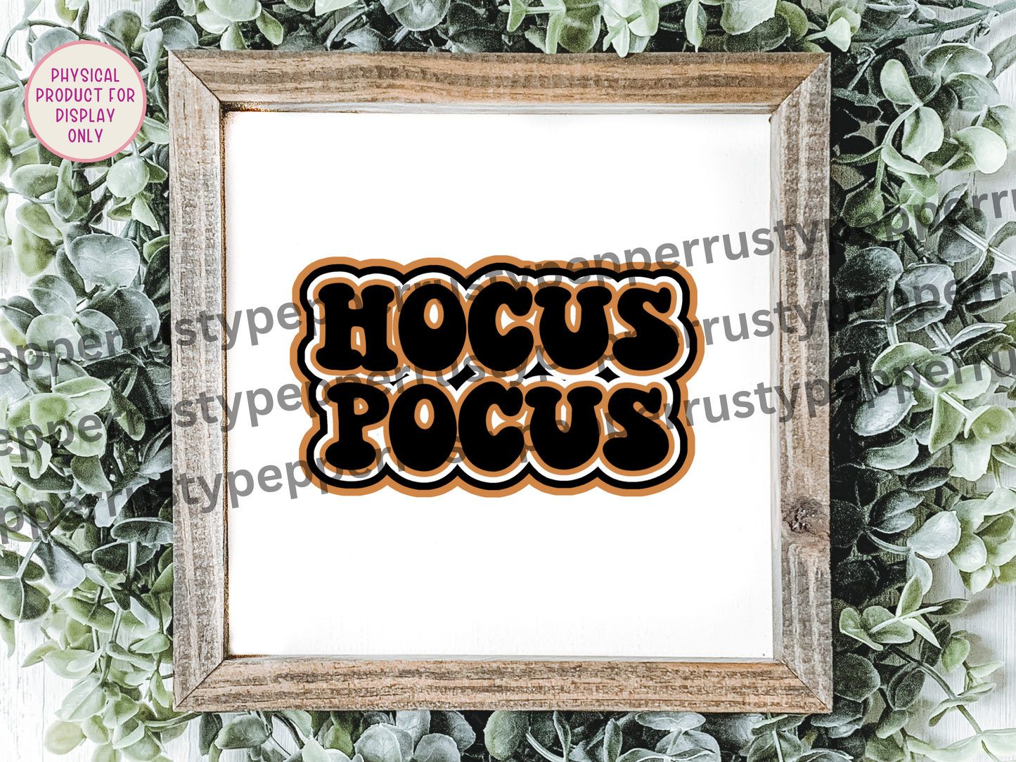 Hocus Pocus Retro Font Halloween PNG File