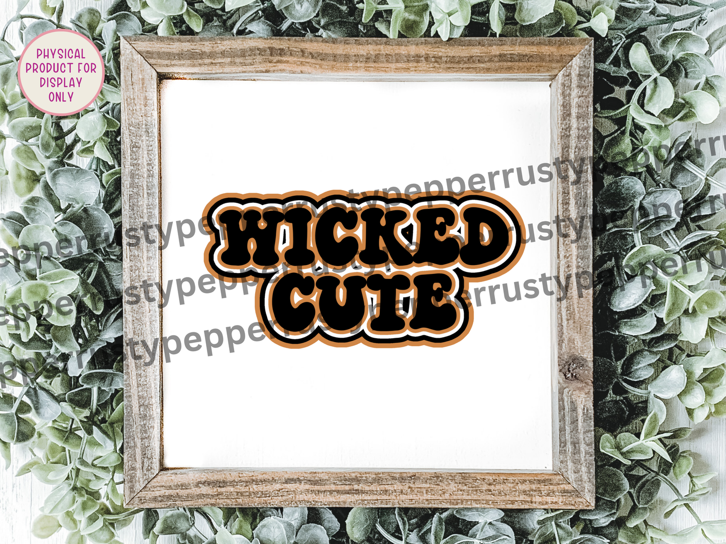 Wicked Cute Retro Font Halloween PNG File