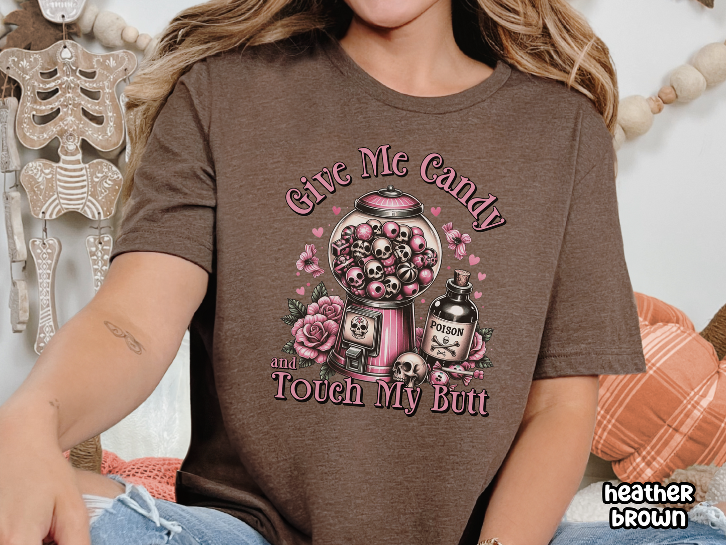 Girly Bubblegum Machine Halloween Candy Shirt