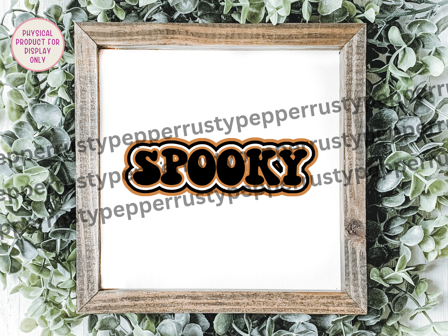 Spooky Retro Font Halloween PNG File