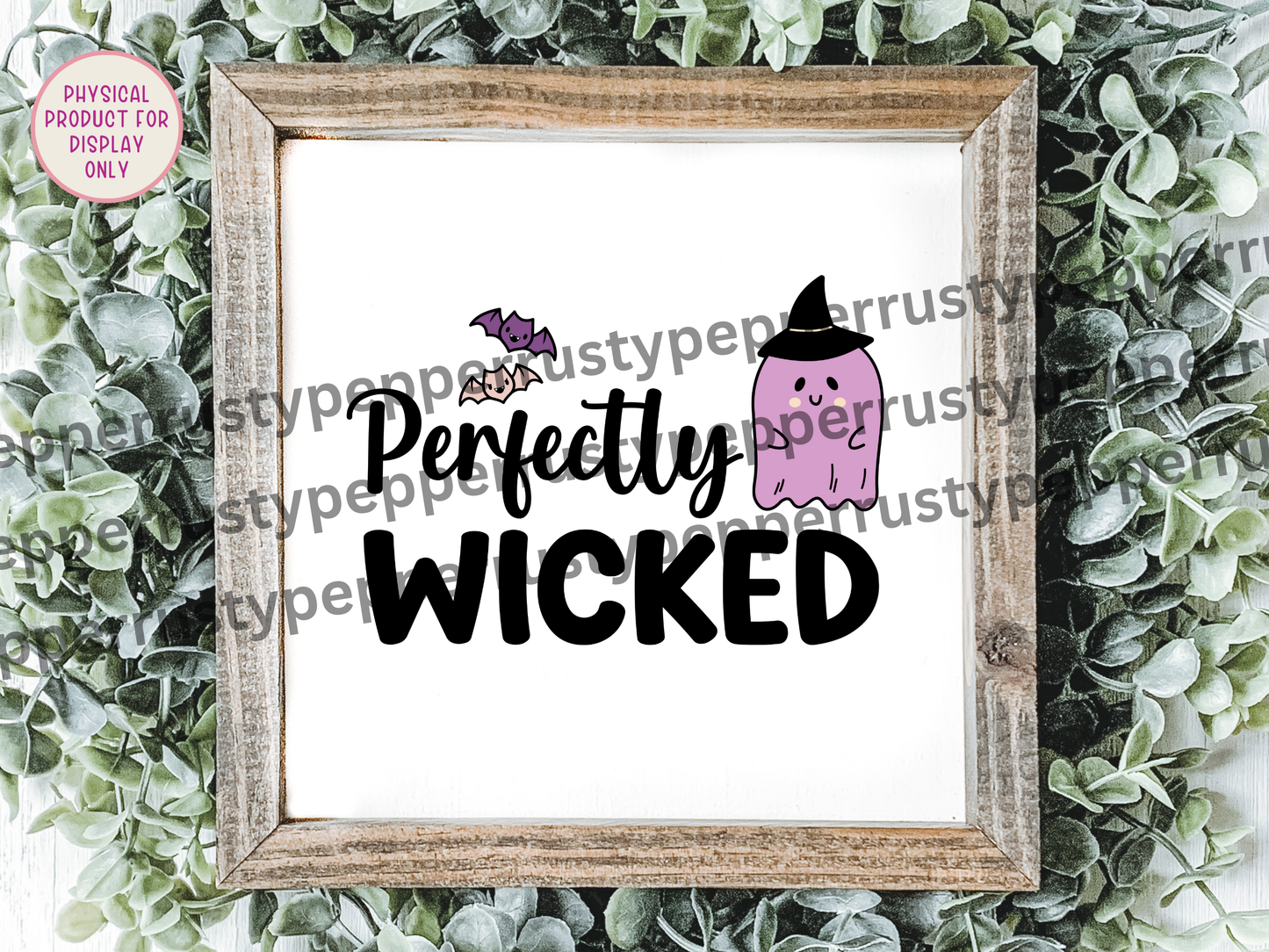 Perfectly Wicked Purple Ghost PNG File