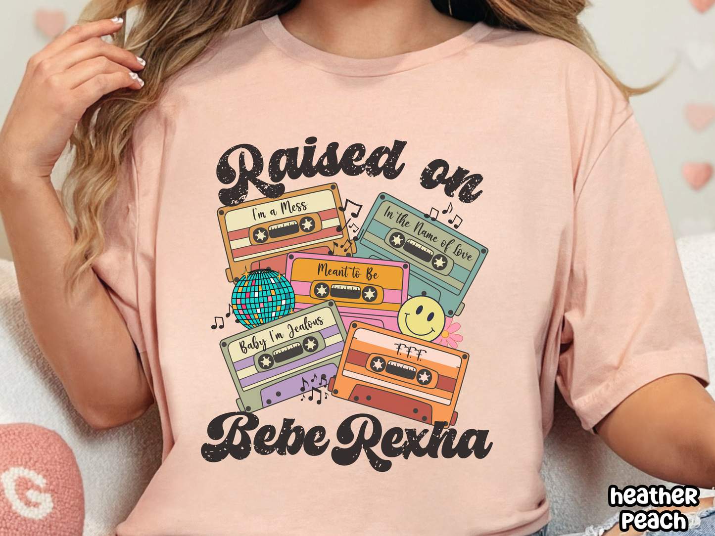 Bebe Rexha Raised on Pop Retro Cassette Tape Fully Custom Music Shirt