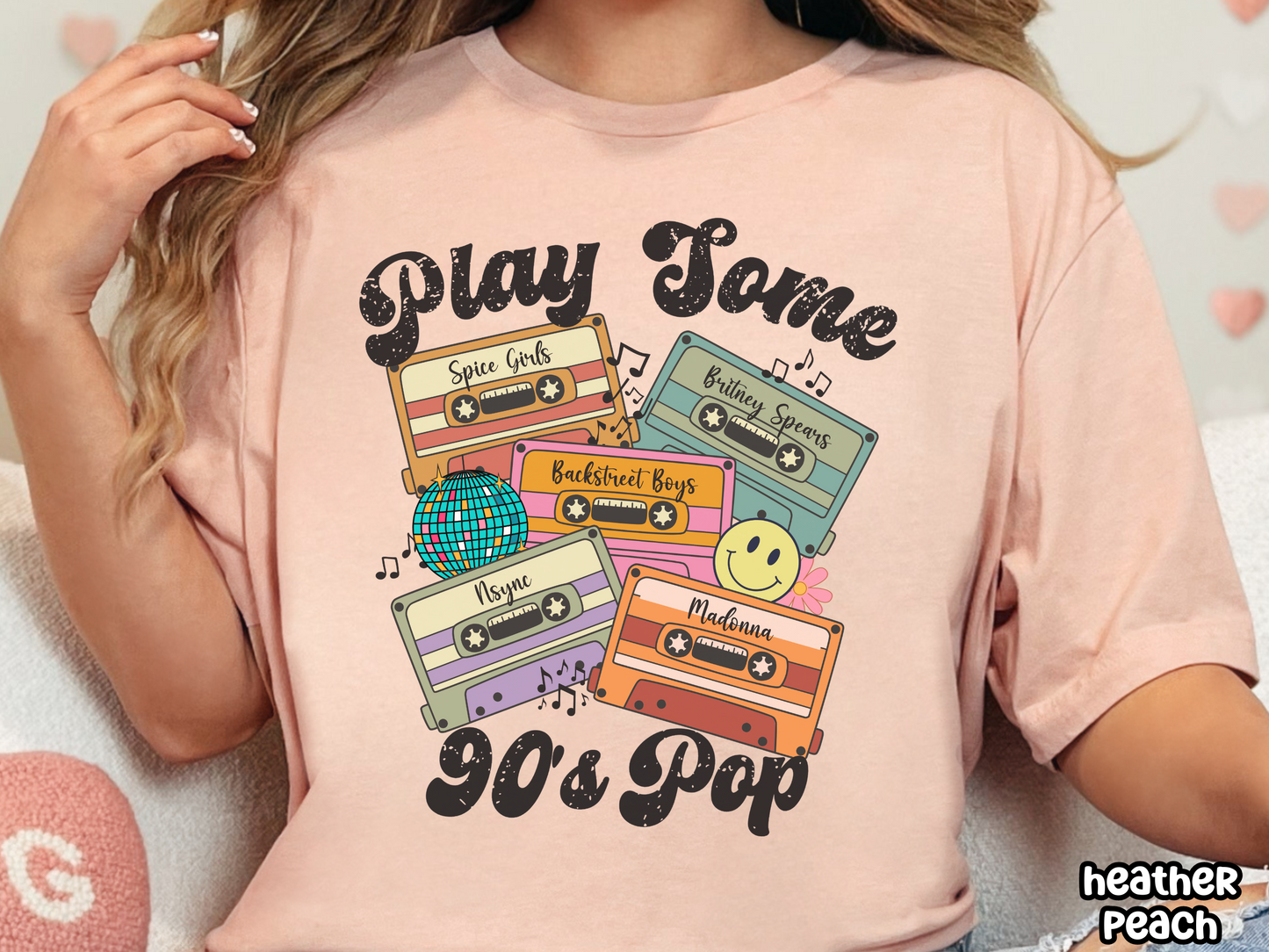 90's Pop Play Some Pop Retro Cassette Tape Fully Custom Music Shirt