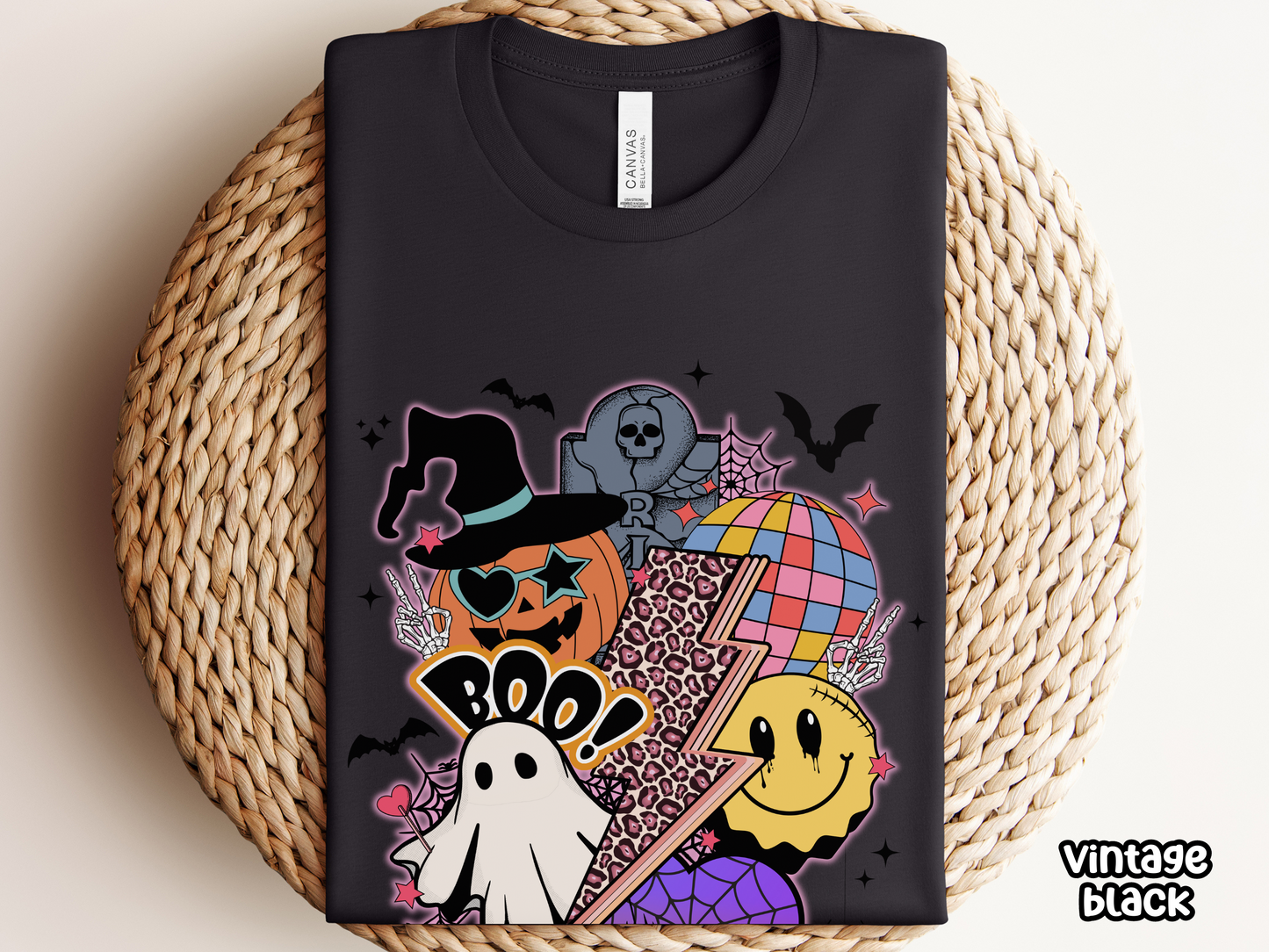 Neon Retro Disco Pastel Halloween Shirt