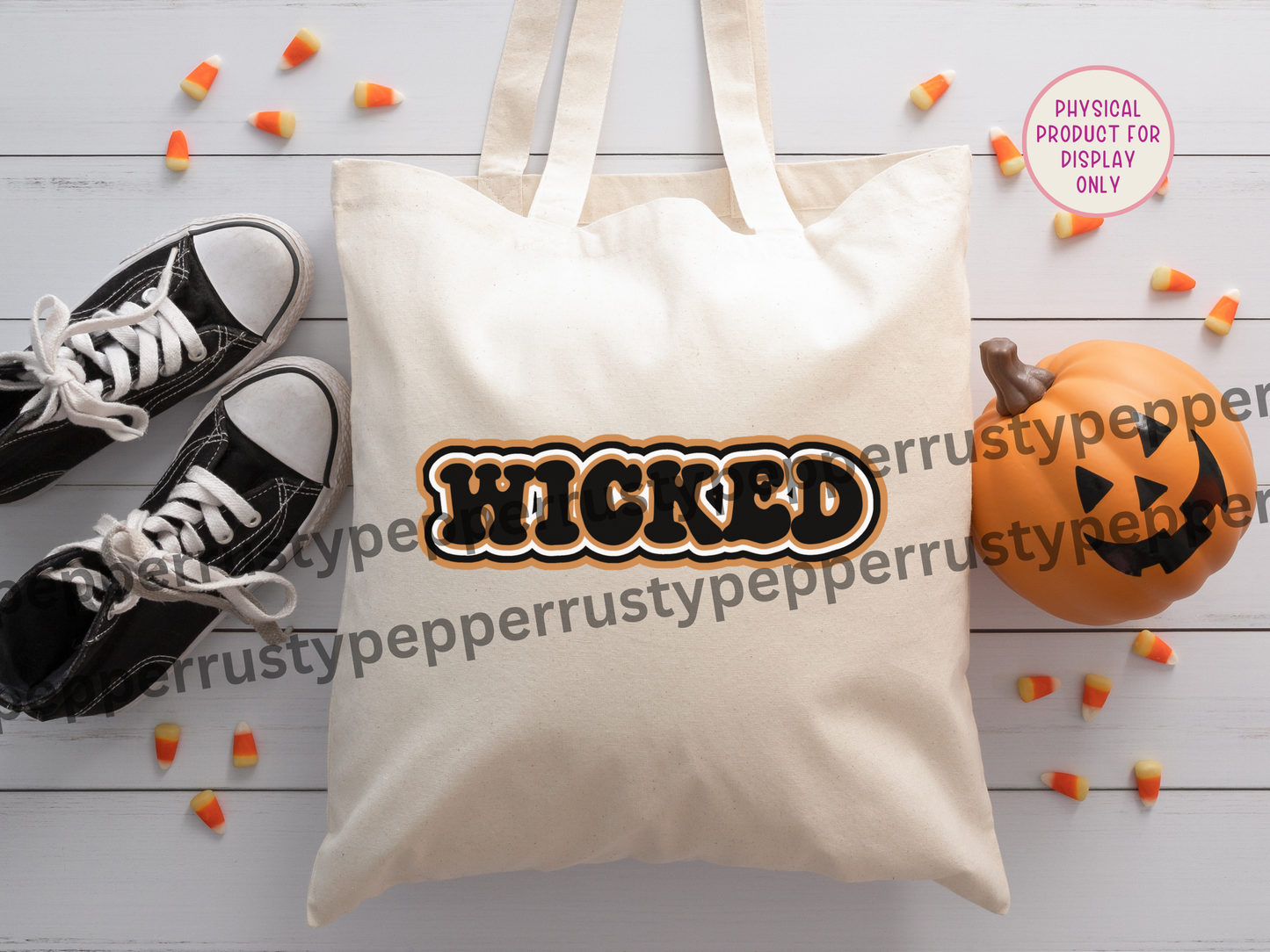 Wicked Retro Font Halloween PNG File