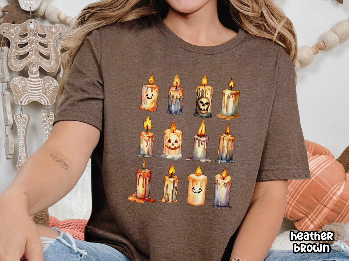 Spooky Potter Floating Candles Halloween Fall Shirt