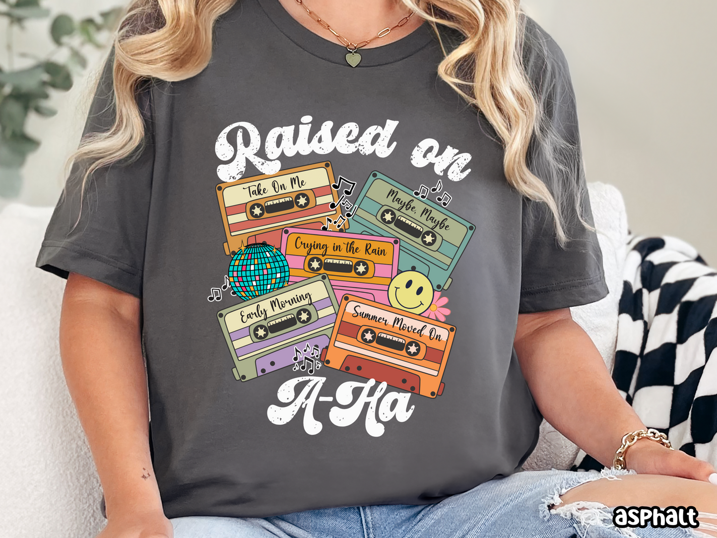 A-Ha Raised on Pop Retro Cassette Tape Fully Custom Music Shirt