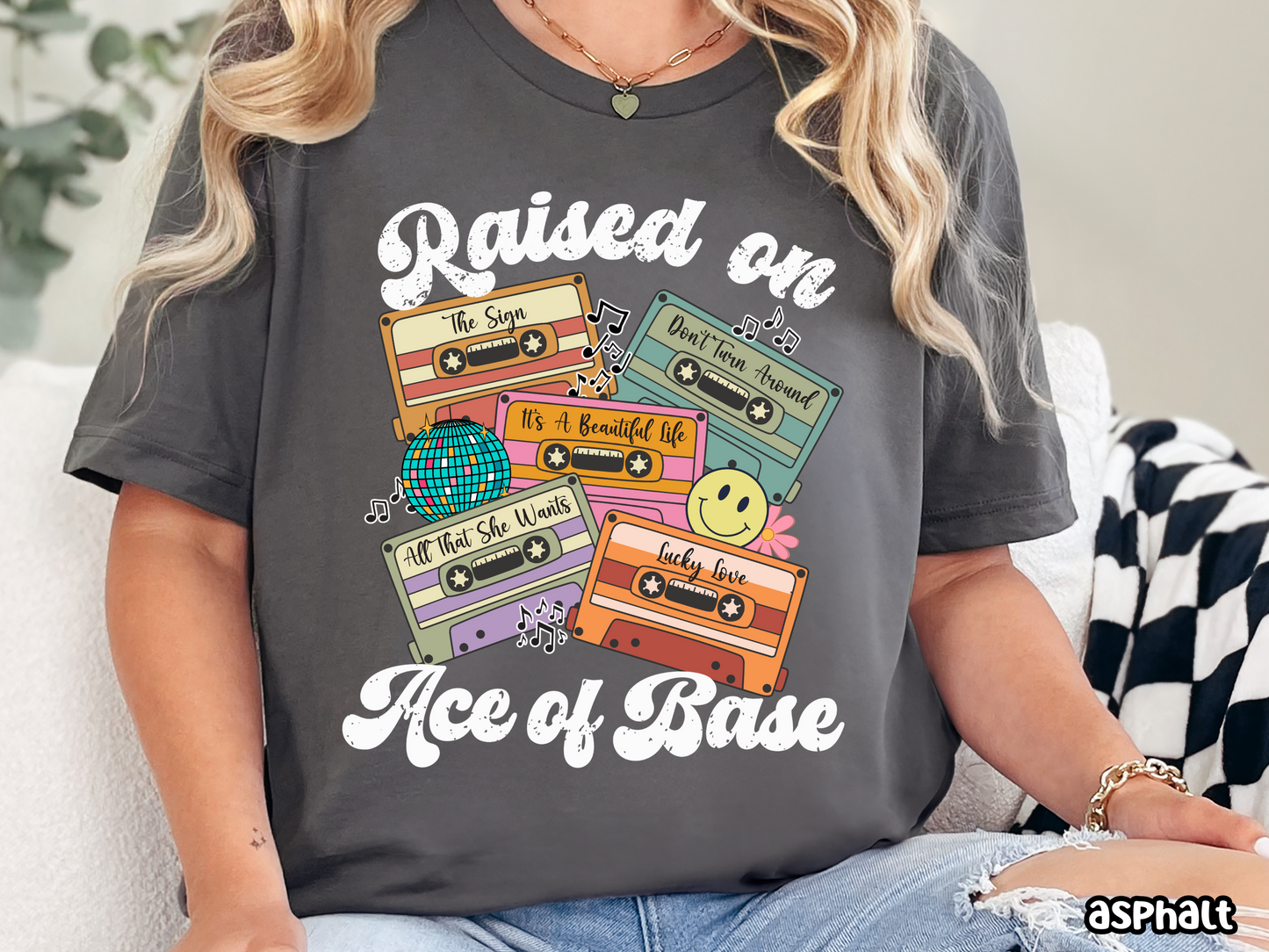 Ace of Base Raised on Pop Retro Cassette Tape Fully Custom Music Shirt