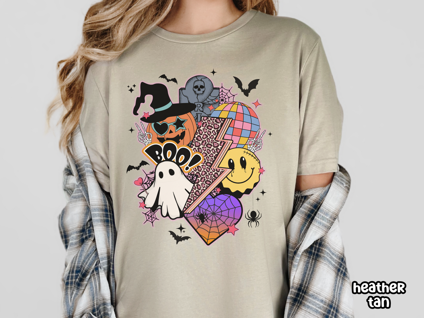 Neon Retro Disco Pastel Halloween Shirt