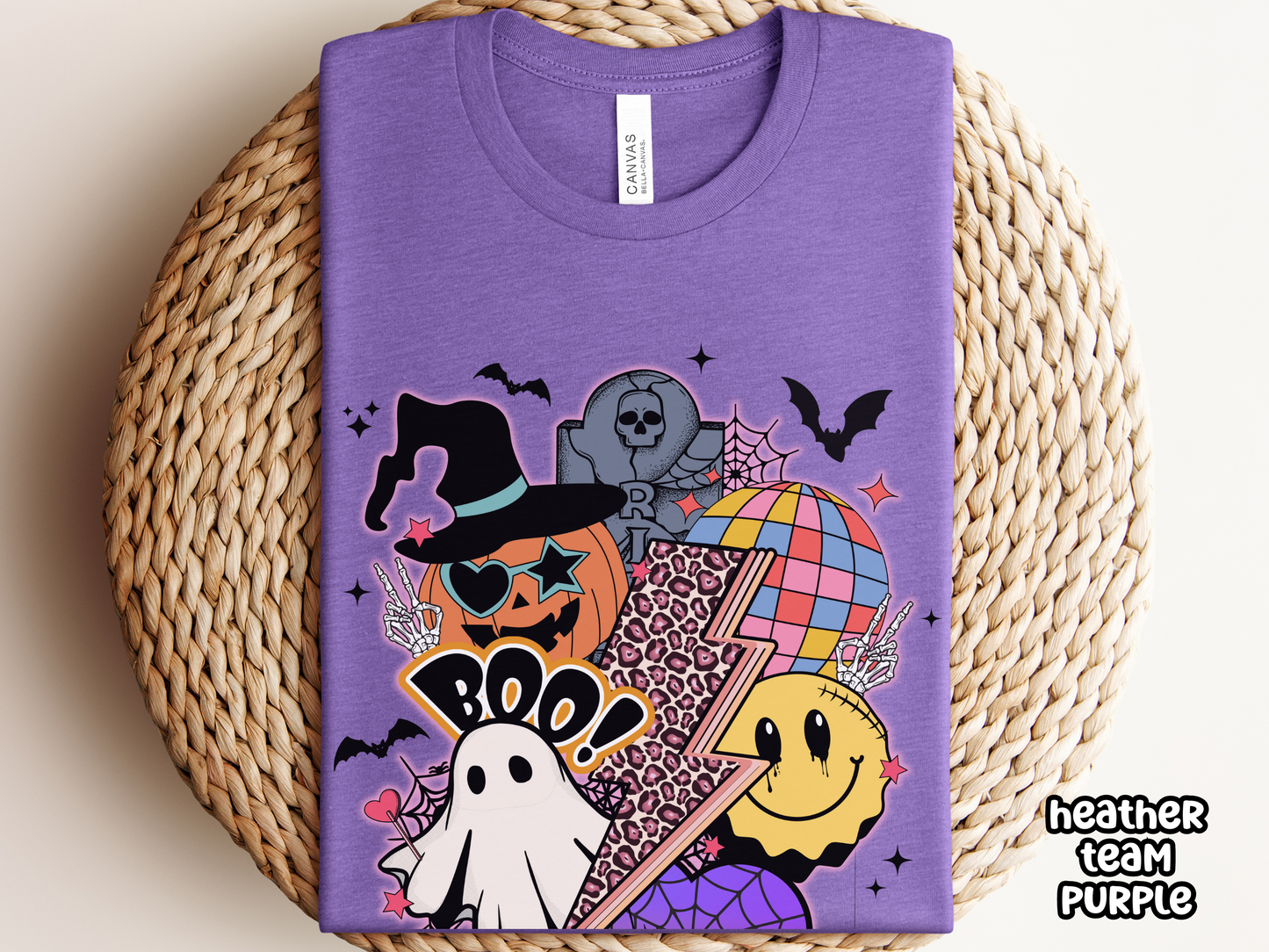 Neon Retro Disco Pastel Halloween Shirt