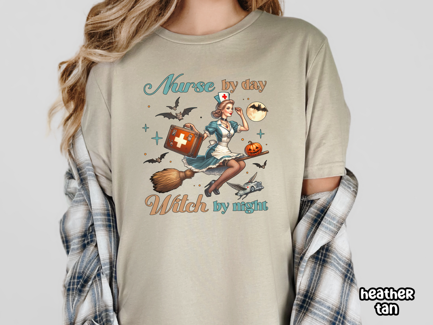 Witchy Nurse By Day Nursing Halloween Tee