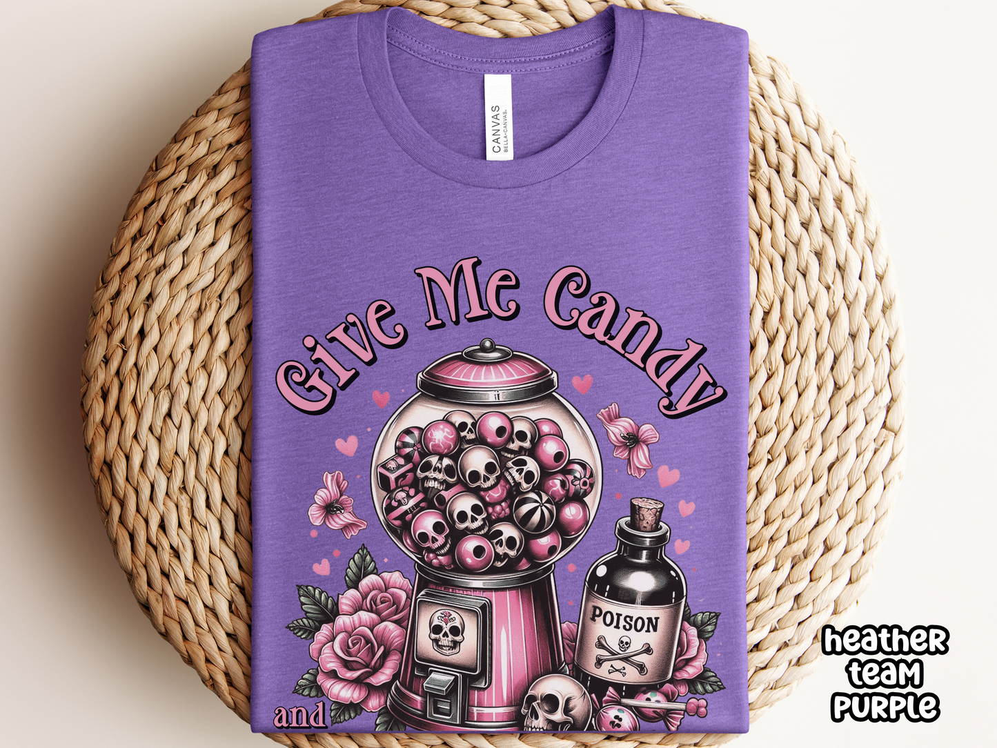 Girly Bubblegum Machine Halloween Candy Shirt